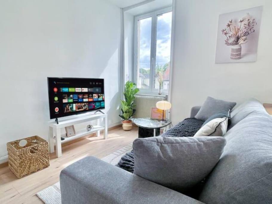 1 Appartement 3P Ideal Famille Travail Renove Lumineux Parking Gratuit Mulhouse Kültér fotó