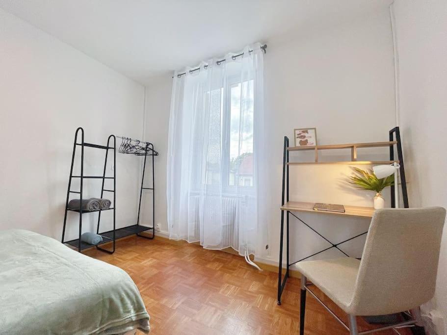 1 Appartement 3P Ideal Famille Travail Renove Lumineux Parking Gratuit Mulhouse Kültér fotó